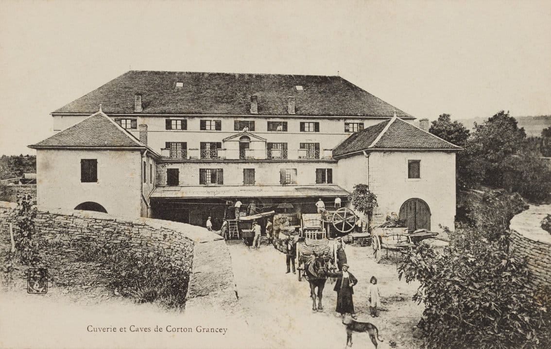 Cuverie Corton Grancey au début du 20ème siècle